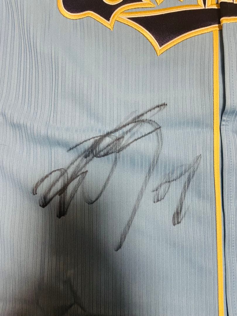 オリックス・バファローズ 柴田健斗 実使用 サイン ユニフォーム