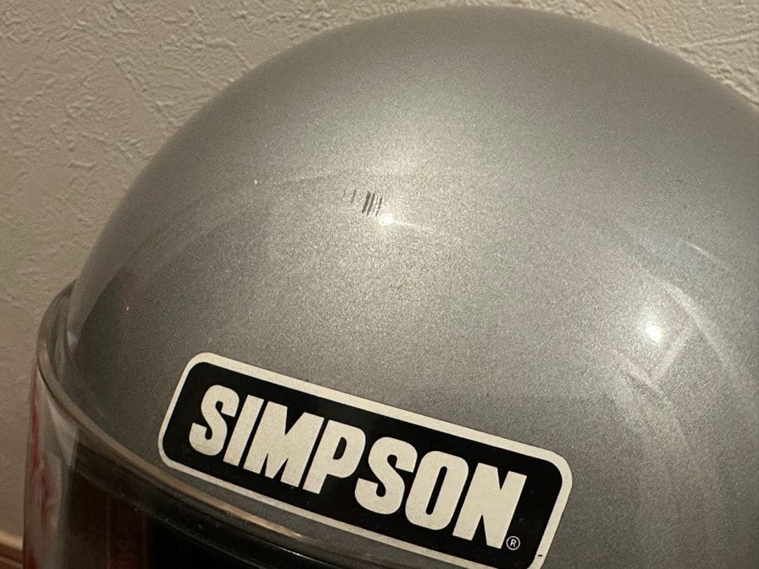 SIMSON M30 59cmフルフェイスヘルメット シルバー