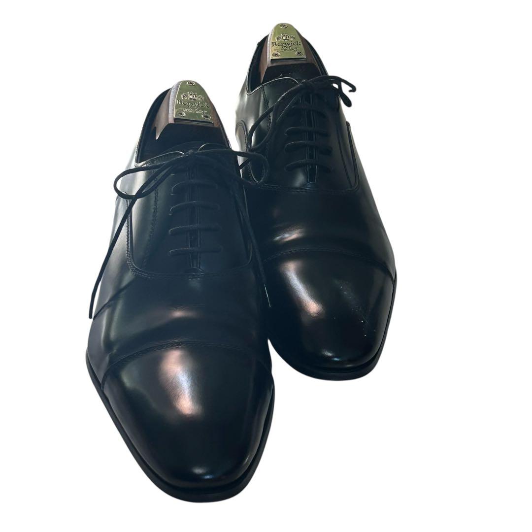 新品未使用　人気モデル　リーガルストレートチップ 011R ブラック 25.5