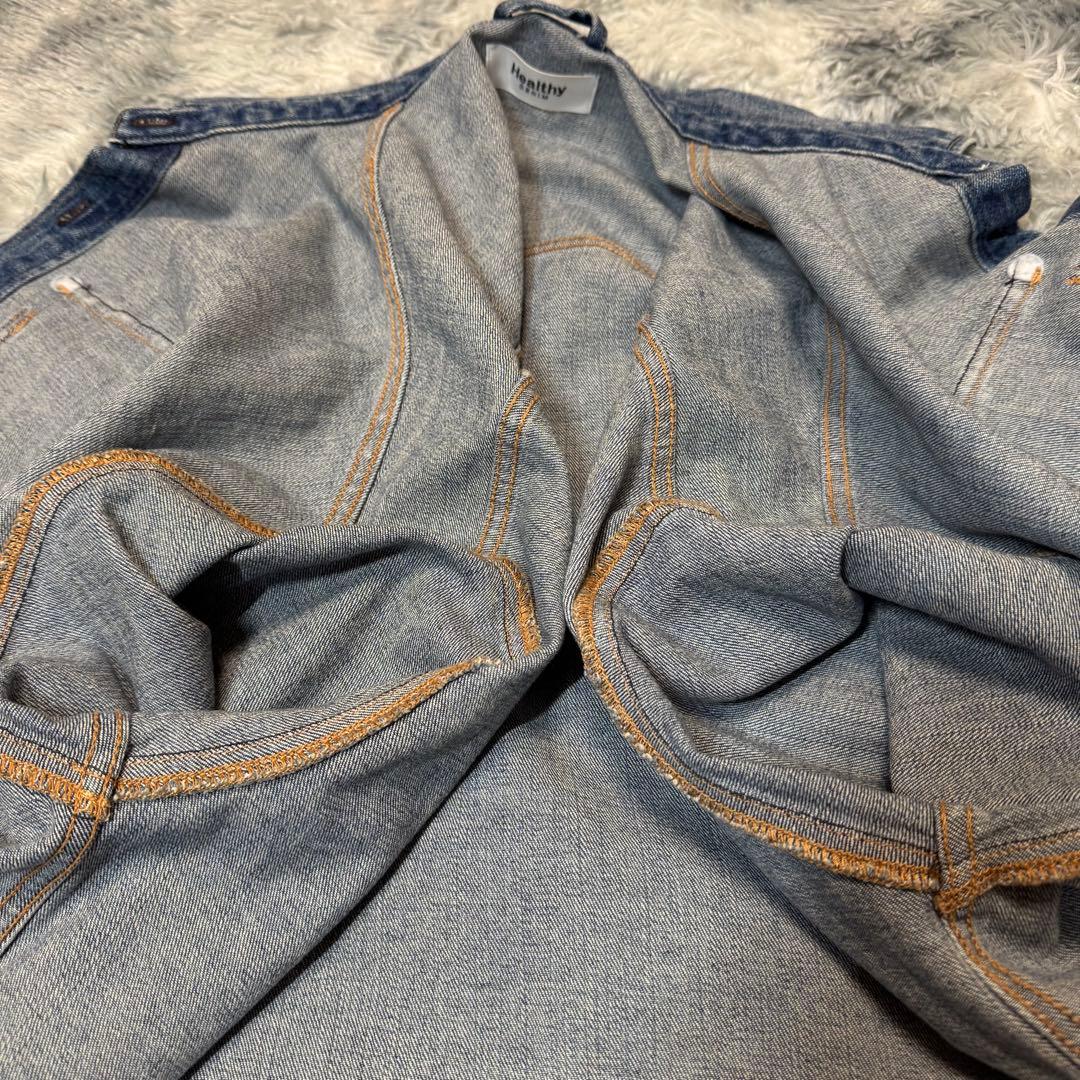 【美品】Healthy Denim ヘルシーデニム オーバーサイズ デニムシャツ