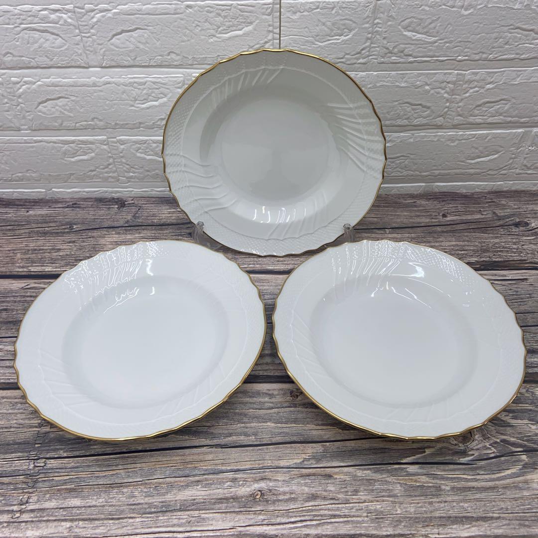 【美品】リチャードジノリ　サンレモ　23cm プレート　深皿　3枚セット