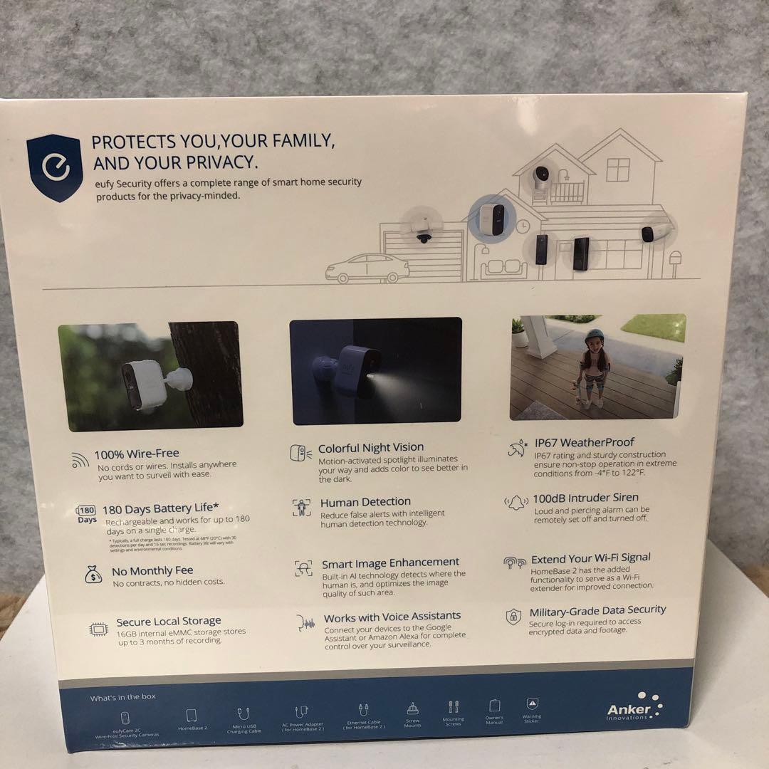 Eufy Security eufyCam 2C 1-Cam Kit 防犯カメラ