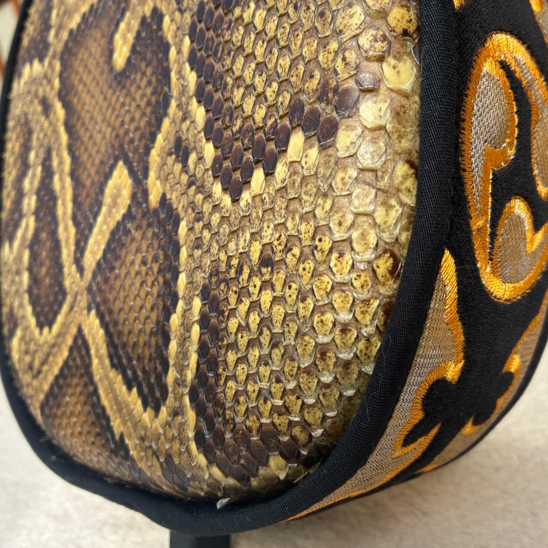 沖縄三線 蛇 脱皮 本革製