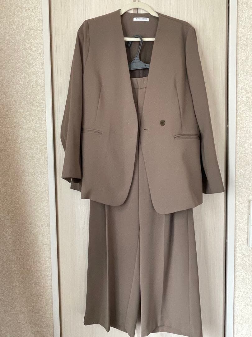 ま*ま様 BEAUTY&YOUTH ダブルクロスジャケット&パンツ S MD.B