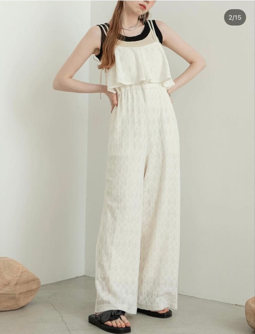 総レースキャミロンパース（hinari）