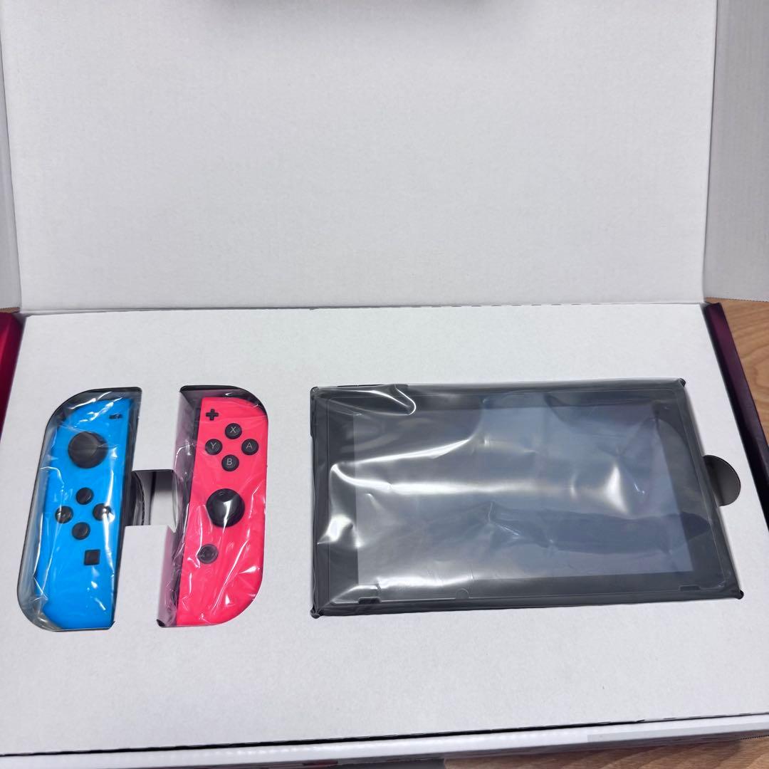 【美品】 Nintendo Switch ネオンブルー/ネオンレッド 本体