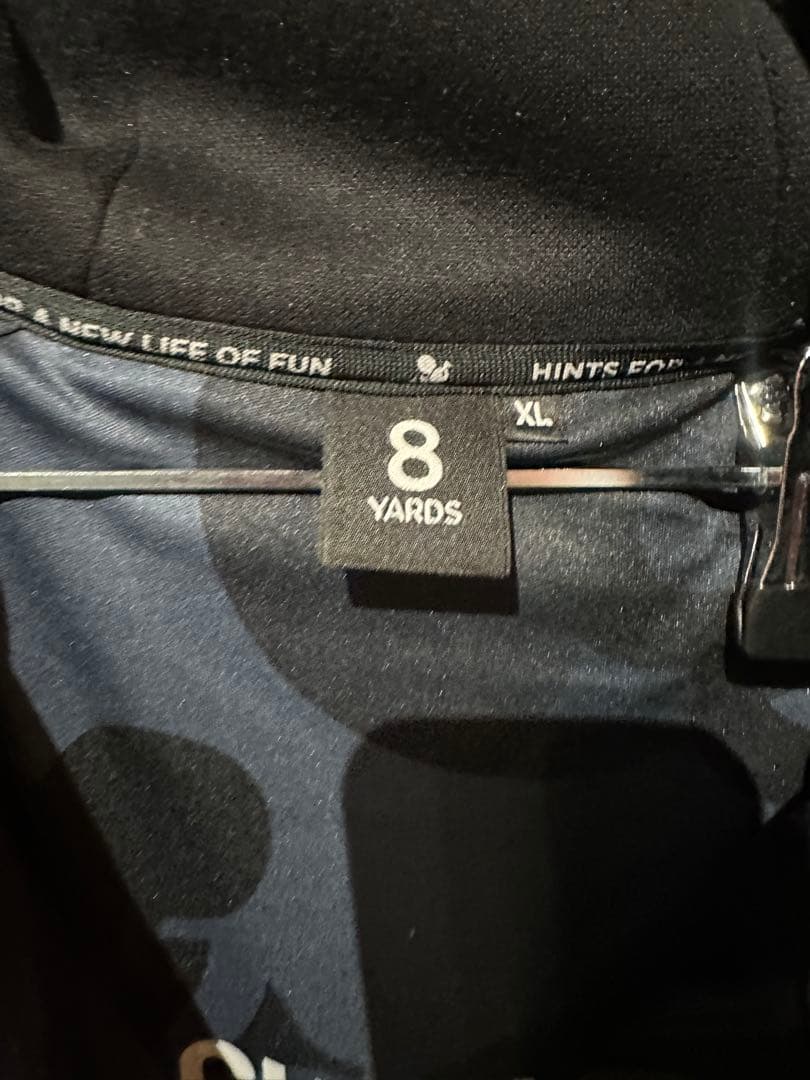 8Yards Tagline Hoodie 2G | Black サイズXL