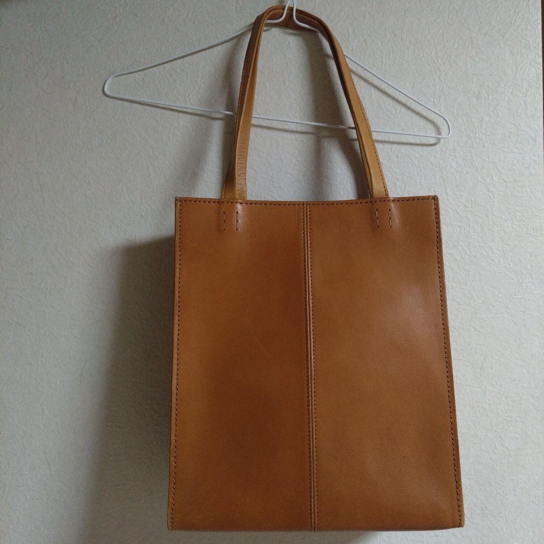 ユウ様土屋鞄　トートバッグ　ヌメ皮　シンプル