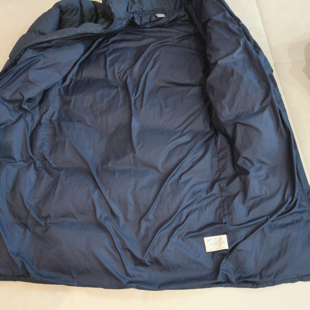 sws様リクエスト★XL フード付き NIKE ネイビーダウンコート メンズ