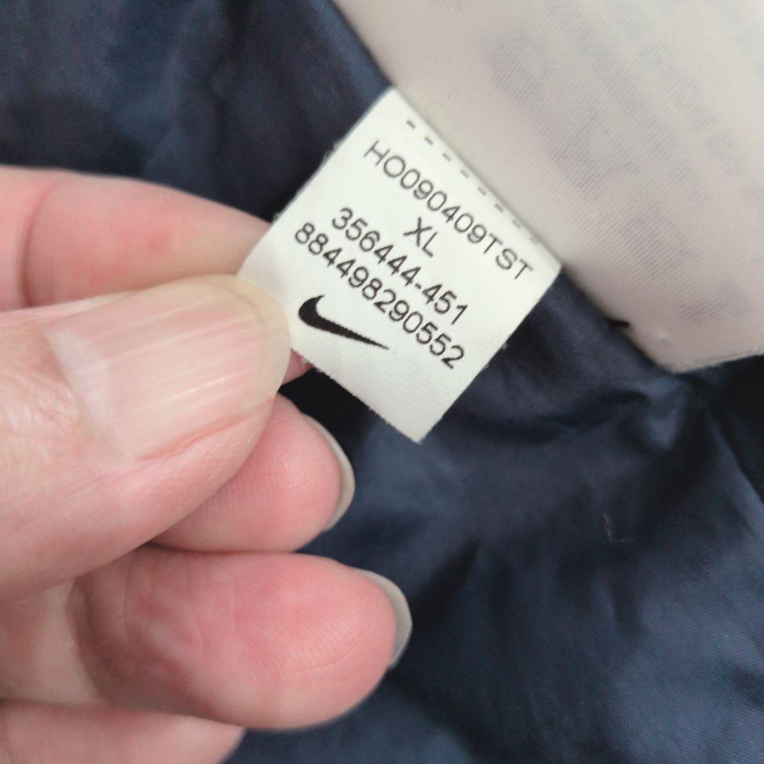 sws様リクエスト★XL フード付き NIKE ネイビーダウンコート メンズ