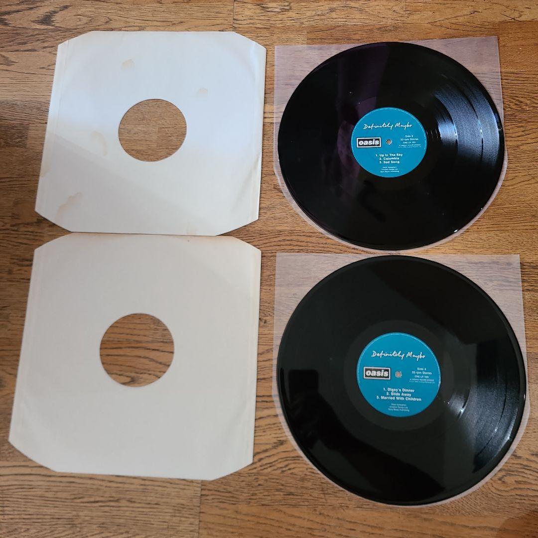 Oasis Definitely Maybe レコード UK盤