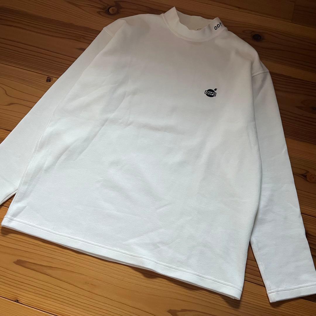 URBAN RESEARCH OOPS ゴルフ　モックネック長袖カットソー　L
