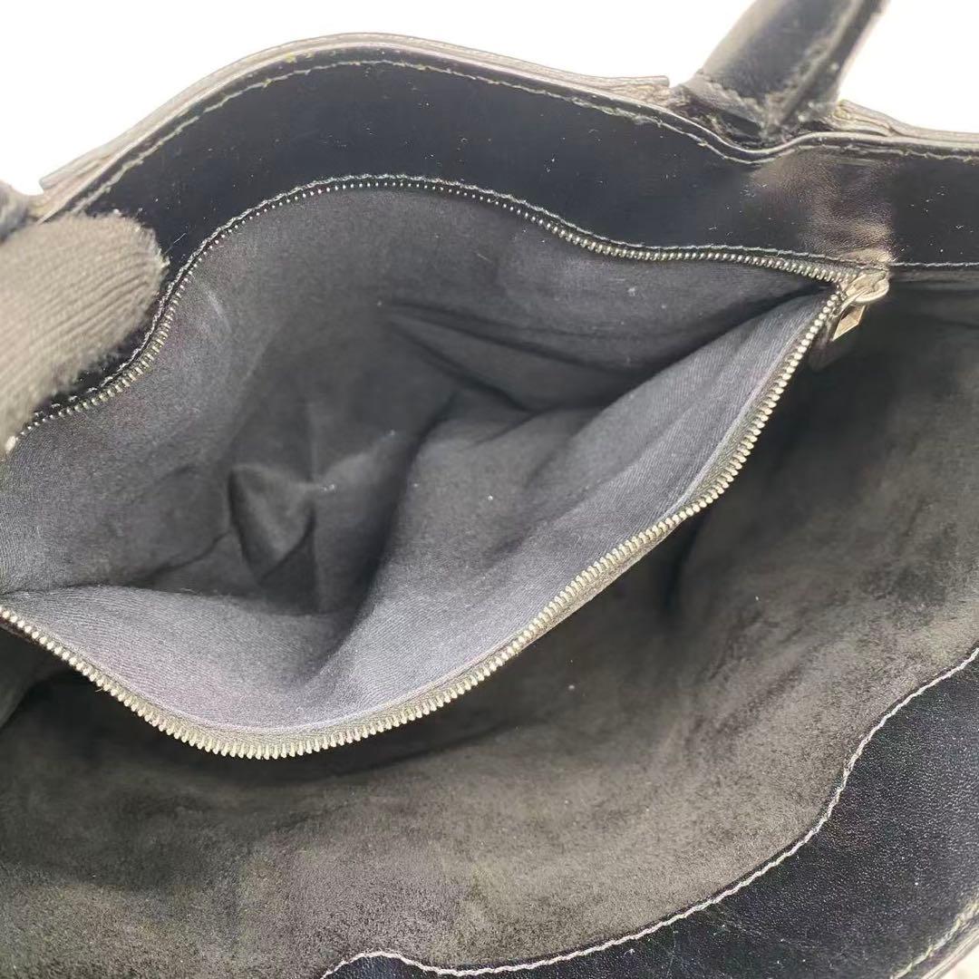 HIROFU　ヒロフ　トートバッグ　レザー　ロゴ　A4