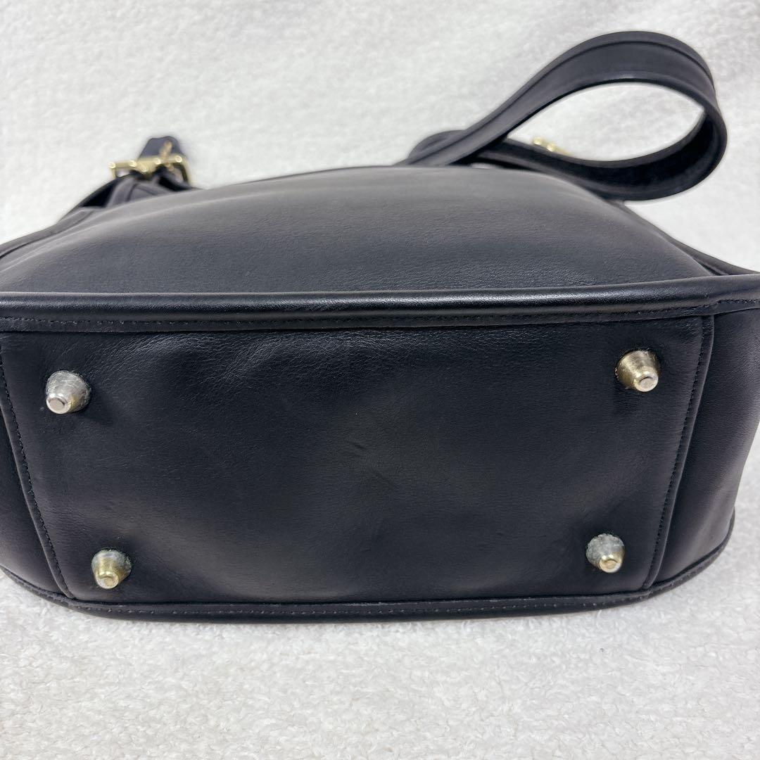 【希少　美品】OLD COACH ショルダーバッグ 9966 グラブタンレザー