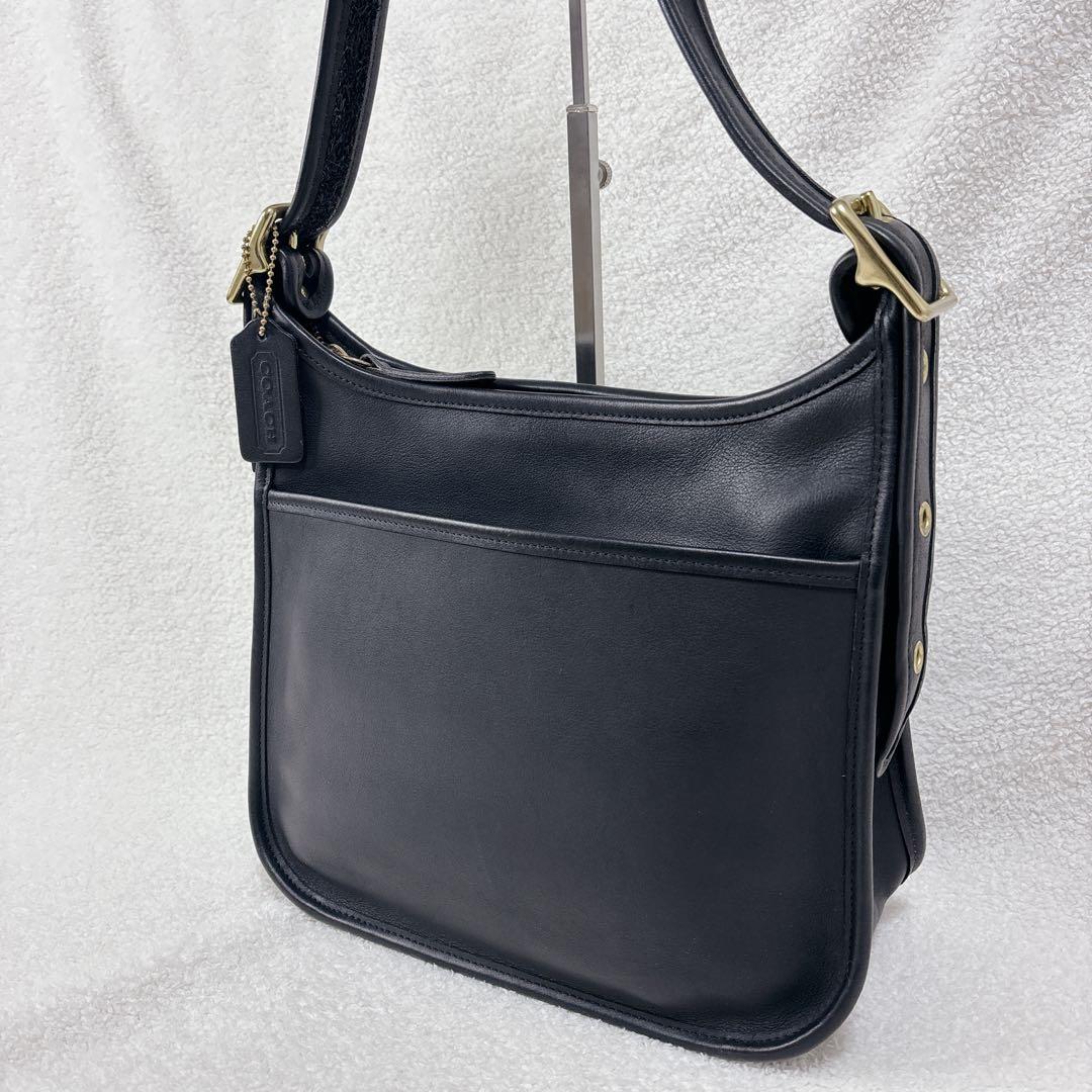 【希少　美品】OLD COACH ショルダーバッグ 9966 グラブタンレザー