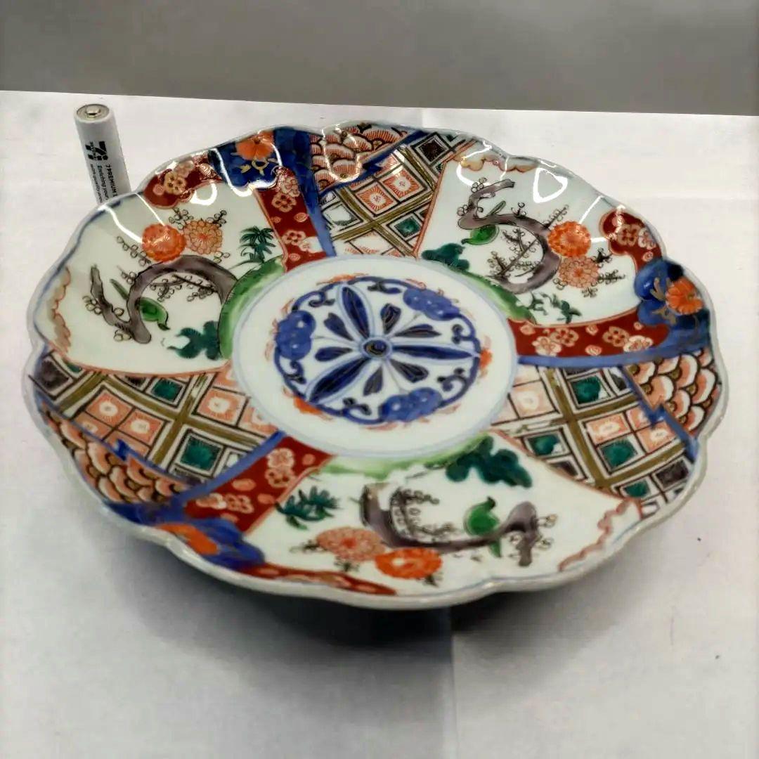 有田焼　伊万里焼　古伊万里　金彩　色絵　7寸皿　平皿　中　大皿　盛り皿5客セット