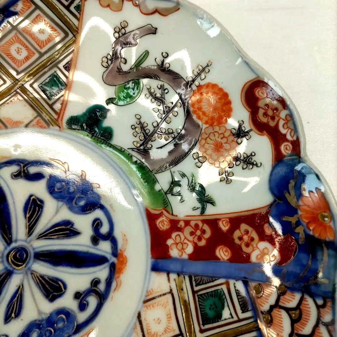 有田焼　伊万里焼　古伊万里　金彩　色絵　7寸皿　平皿　中　大皿　盛り皿5客セット