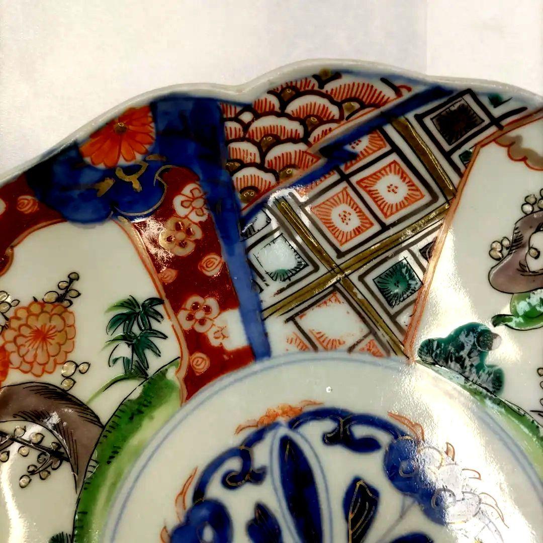 有田焼　伊万里焼　古伊万里　金彩　色絵　7寸皿　平皿　中　大皿　盛り皿5客セット