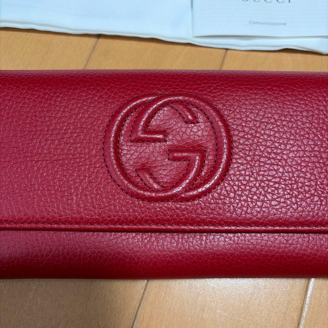 GUCCI レッド 長財布