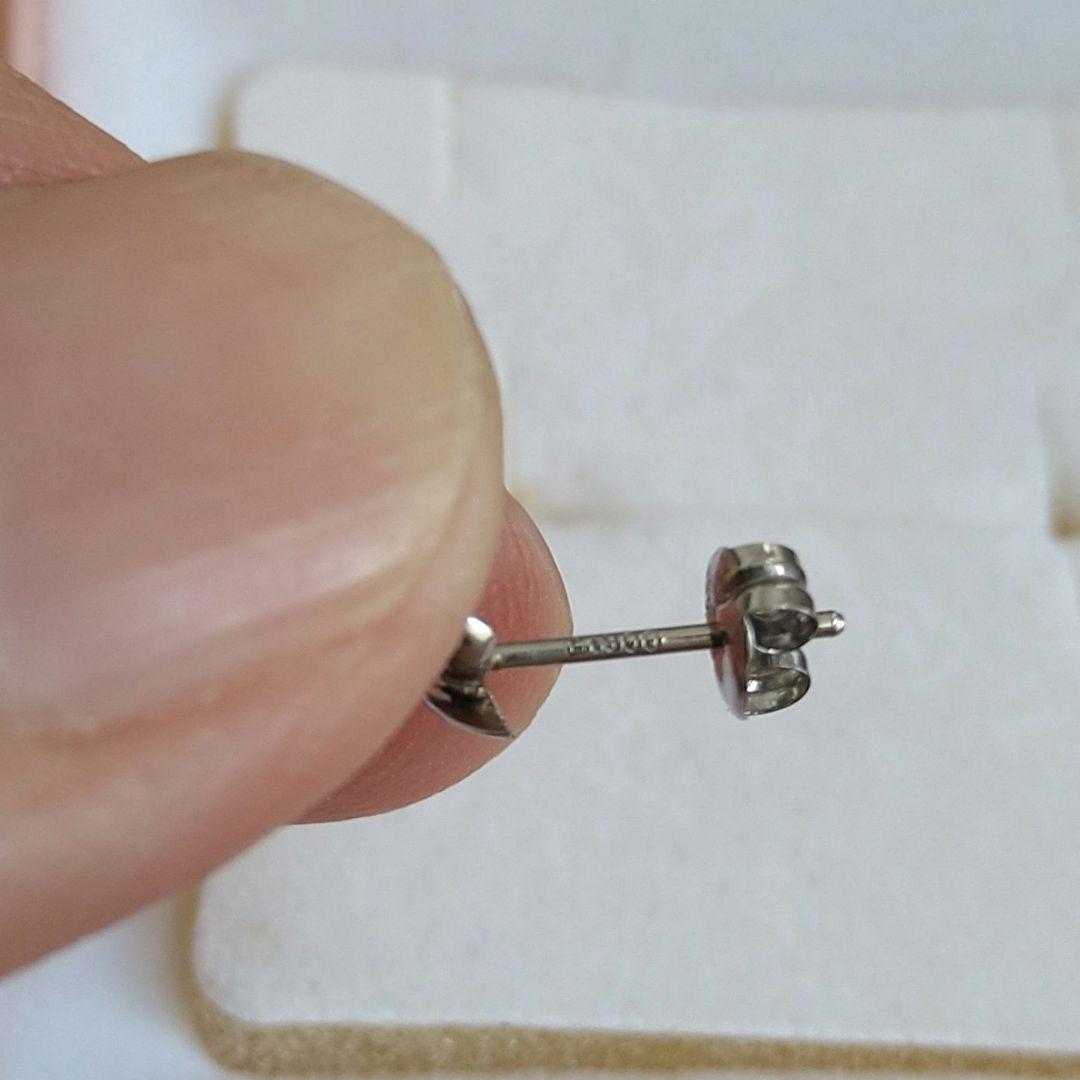 クリスマスセール売切最終価格☆ベリテ　プラチナダイヤピアス