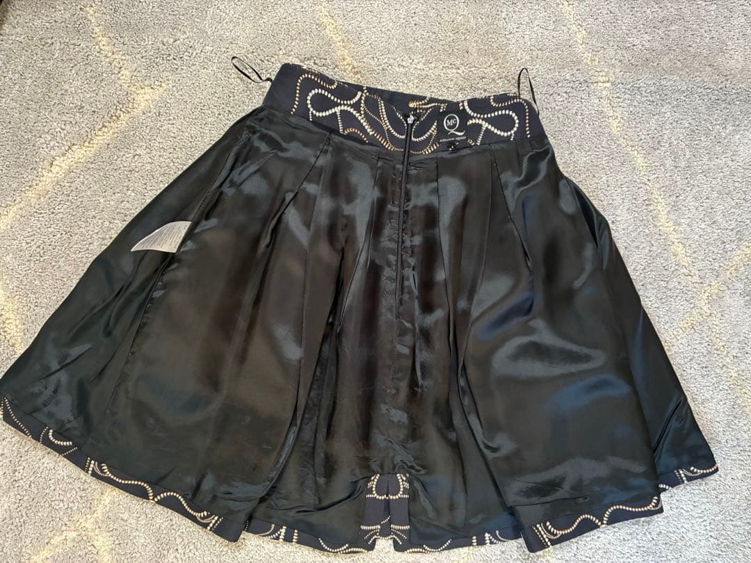 McQ マックイーン モードスカート 40 美シルエット