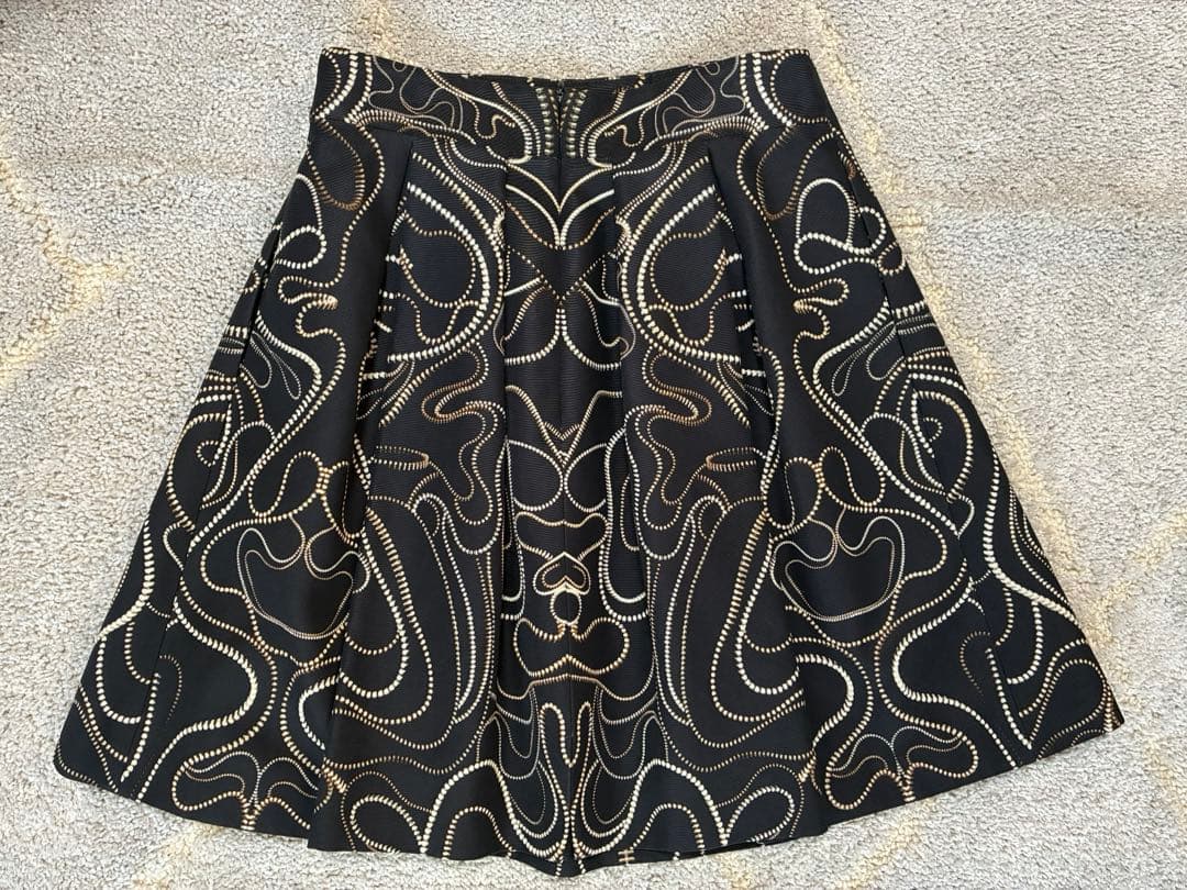 McQ マックイーン モードスカート 40 美シルエット