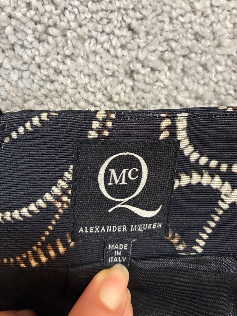 McQ マックイーン モードスカート 40 美シルエット