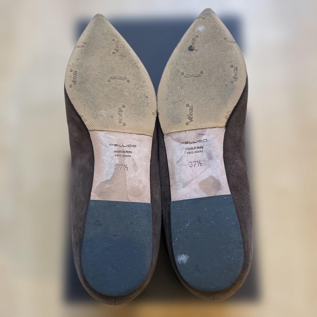 PELLICO ペリーコ ブラウン フラットシューズ　371/2