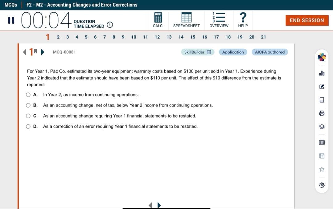 Becker USCPA テキスト　問題集　模擬試験