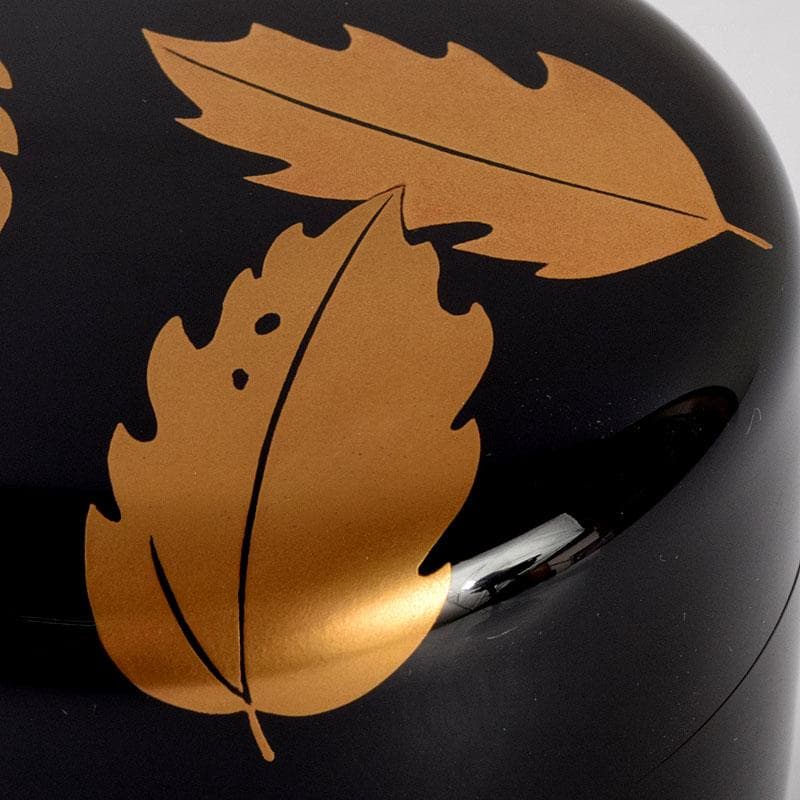 茶道具　道場宗廣作　柊蒔絵　中棗　共箱　C　8895