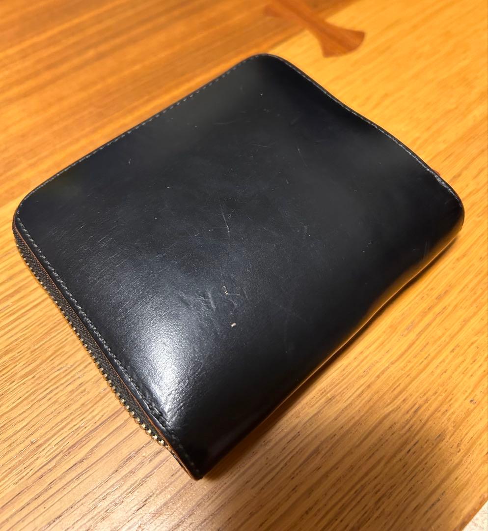 PORTER ブラック レザー 二つ折り財布　フィルム