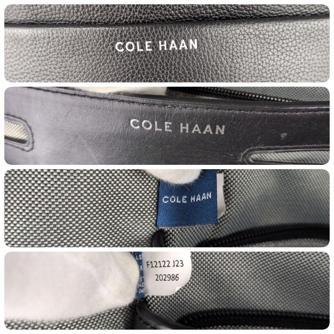 【極美品】コールハーン☆現行　A4　シボ革　2室　収納ポケット多　ビジネス