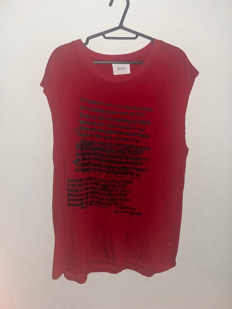 The Letters タンクトップ　ONE OK ROCK Taka 着用