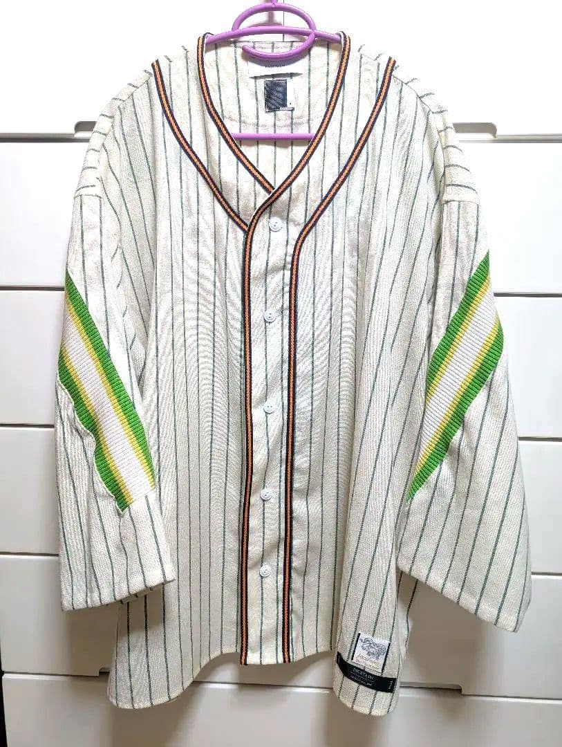 ゆ*ル様 facetasm 18AW ストライプベースボールシャツ TAKUYA