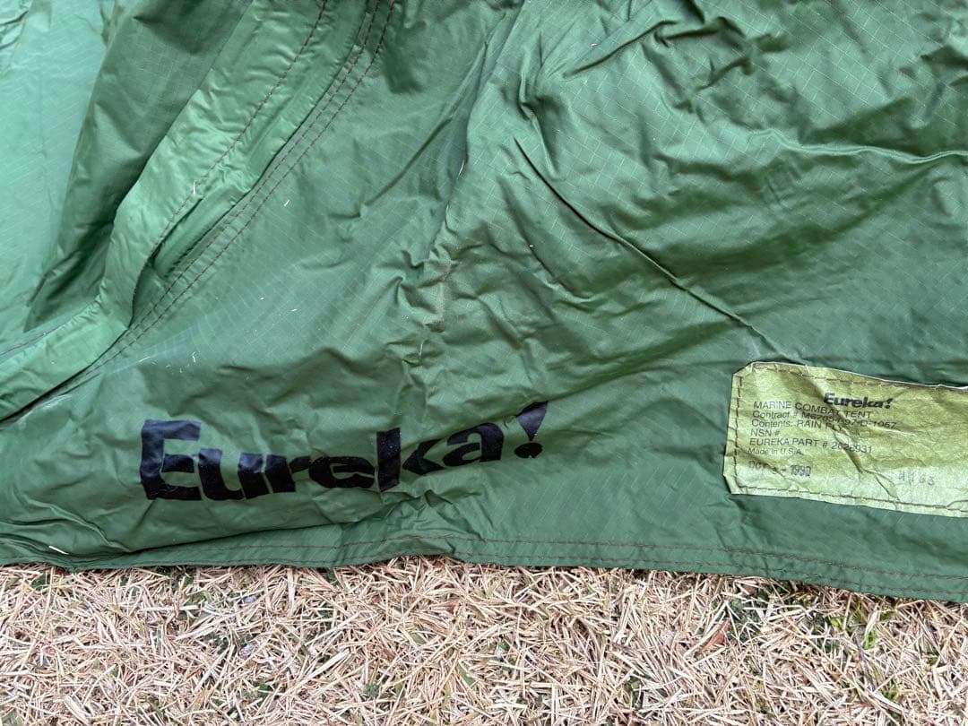 米軍　放出品 コンバットテント　アメリカ製　Eureka　ヨーレイカ　二人用