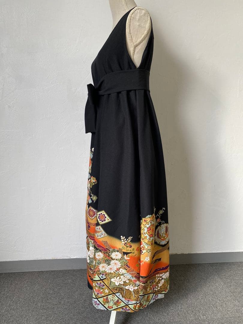 3216 着物　留袖　リメイク　ドレス　ワンピース