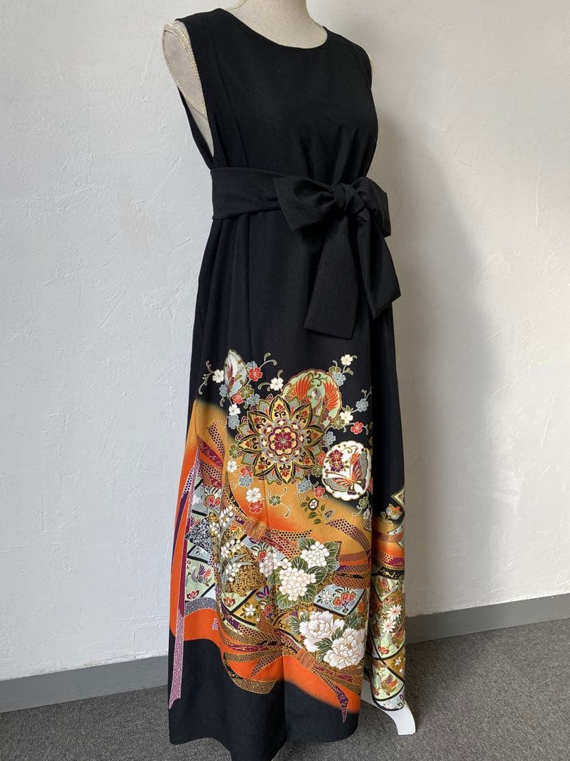 3216 着物　留袖　リメイク　ドレス　ワンピース