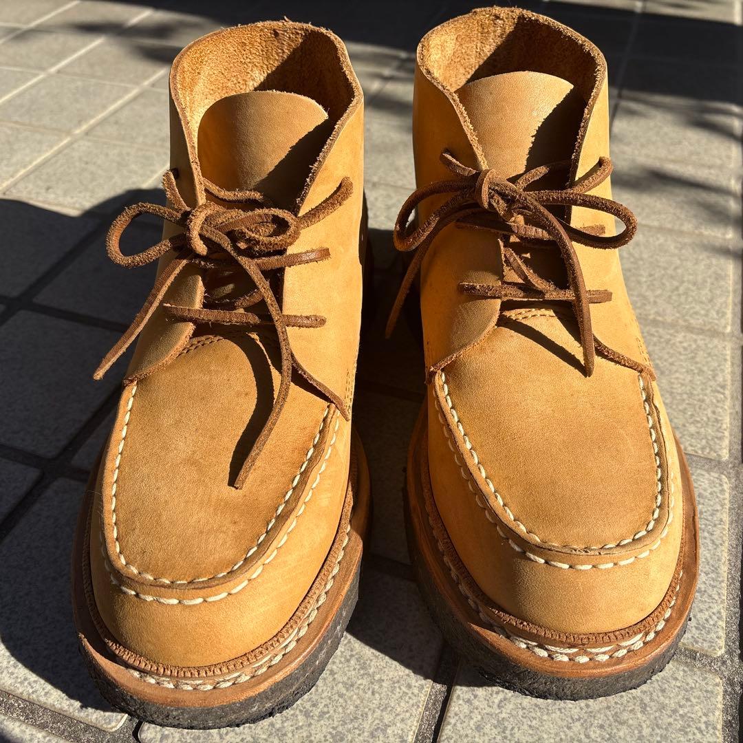 WOLVERINE モックトゥ チャッカブーツ USA製 スエード ワークブーツ