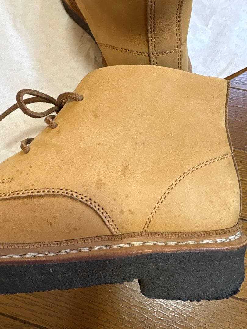 WOLVERINE モックトゥ チャッカブーツ USA製 スエード ワークブーツ