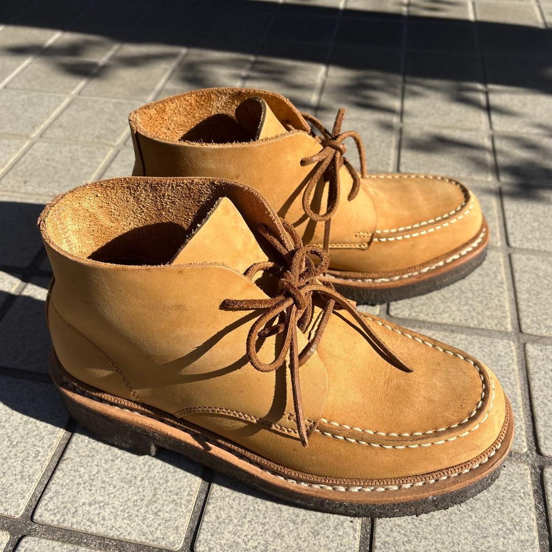 WOLVERINE モックトゥ チャッカブーツ USA製 スエード ワークブーツ