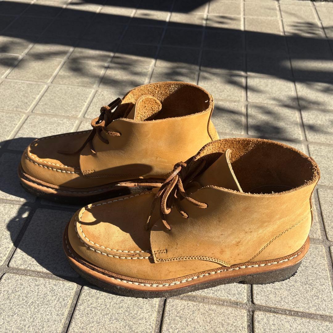 WOLVERINE モックトゥ チャッカブーツ USA製 スエード ワークブーツ