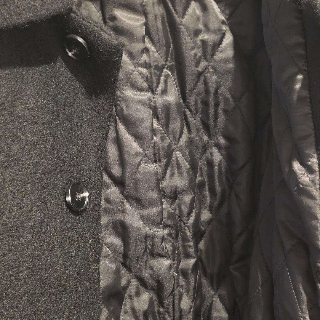 EGGKA レディース カジュアル ウールブレンド ショートコート ブラック