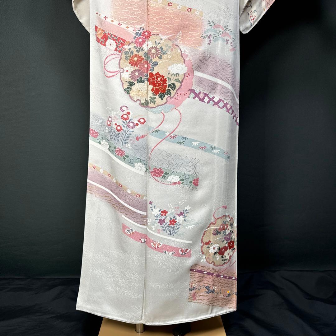 2597★格調上位　古典有職文様★訪問着セット★正絹長襦袢付き★6点セット★