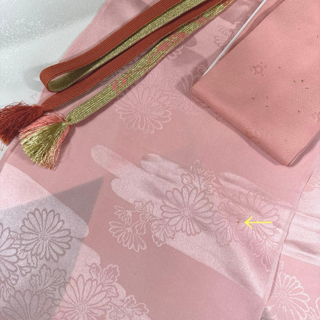 2597★格調上位　古典有職文様★訪問着セット★正絹長襦袢付き★6点セット★