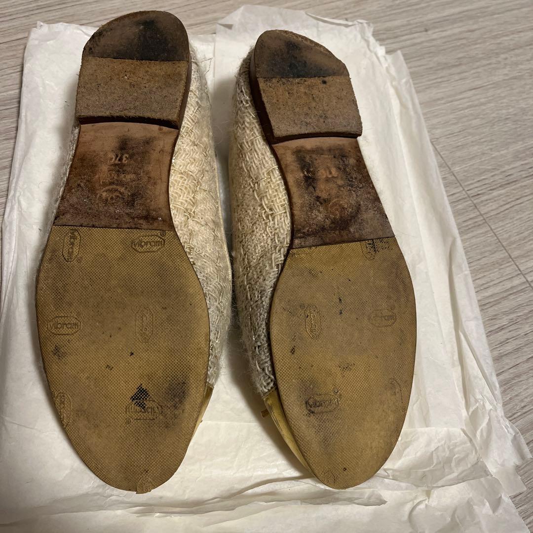 CHANEL シャネル　ツイードバレエシューズ 37サイズ