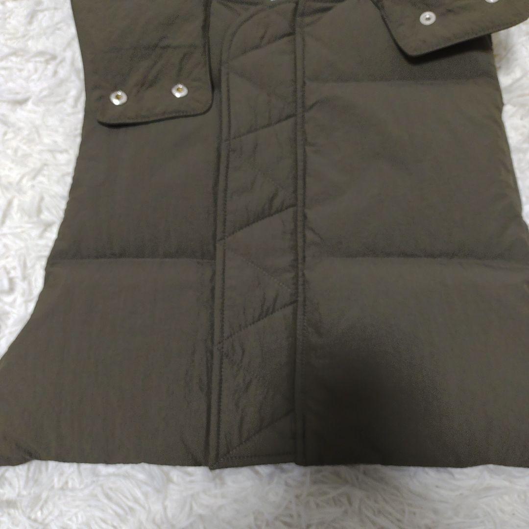 UN3D.　ダウンショートベスト　カーキ系　アンスリード