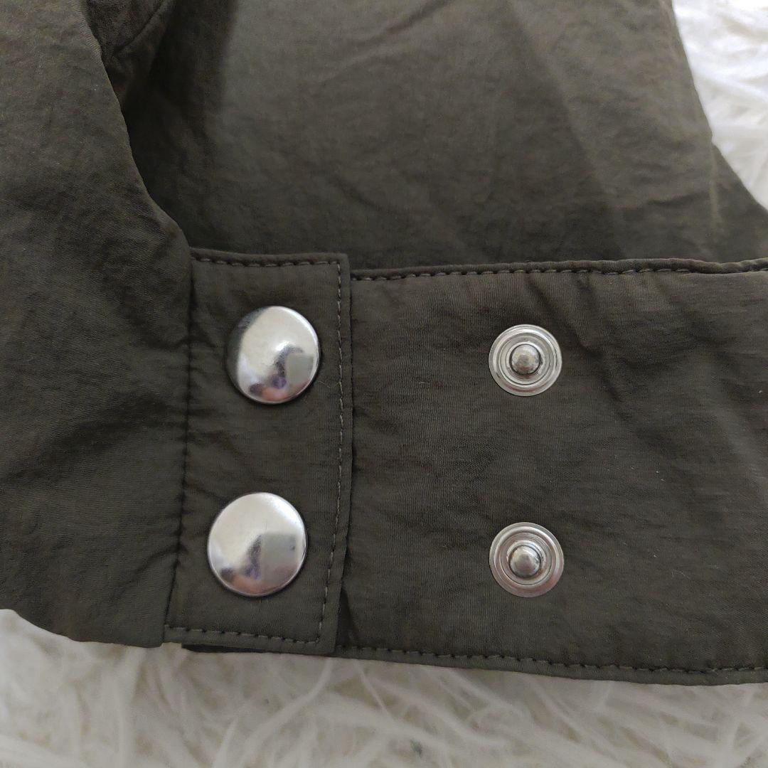 UN3D.　ダウンショートベスト　カーキ系　アンスリード