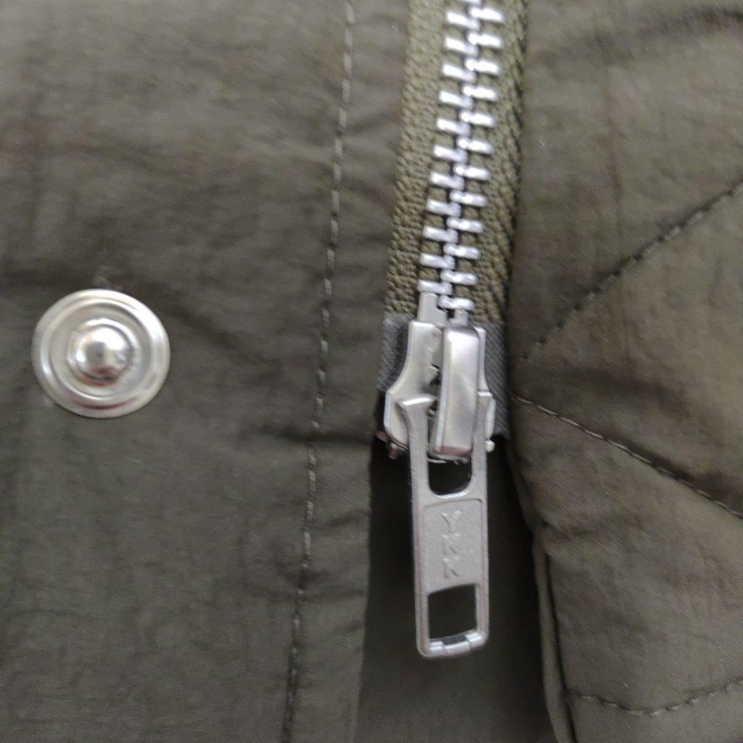 UN3D.　ダウンショートベスト　カーキ系　アンスリード