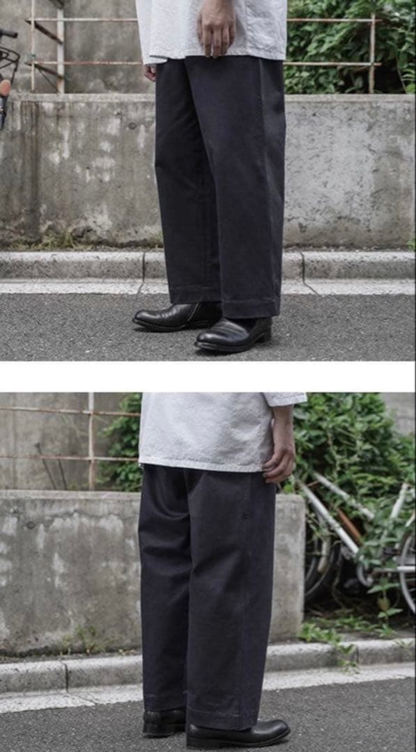 パンツ AURALEE WASHED FINX CHINO WIDE PANTS 3