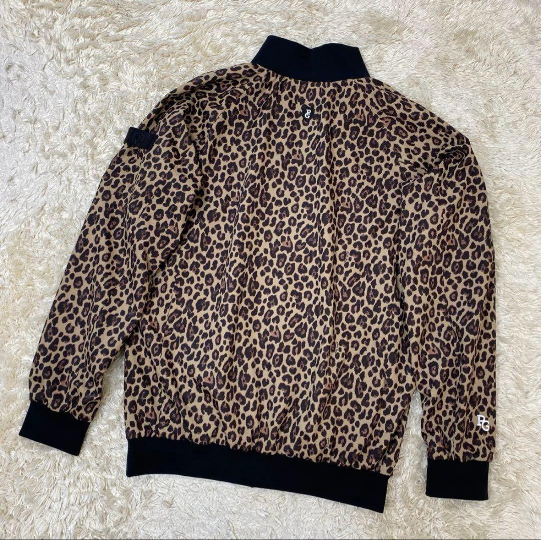 パーリーゲイツ　ゴルウェア　アウター　レオパード柄　5